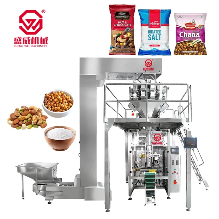 Envasadora vertical monopista con pesadora multicabezal SW-420A / 520A / 620A / 720A / 820A