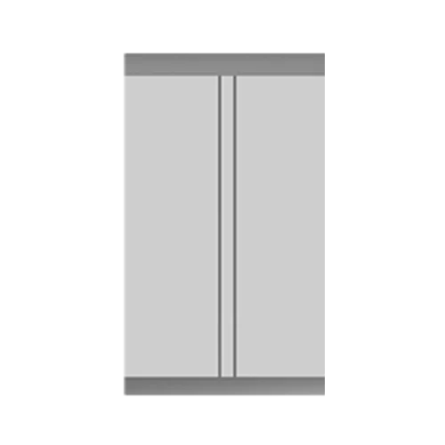 Sealing and cutting step — horizontal sealing jaws create top and bottom seals, knife cuts finished bag