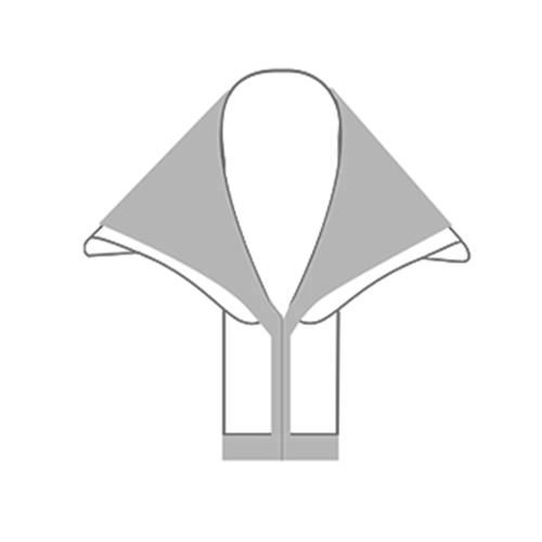 Bag forming collar step — triangular collar folds film into tube for VFFS collar type machine
