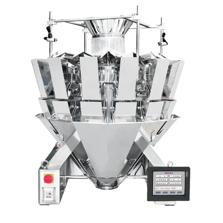 10-head combination weigher — stainless steel multi-head weigher for high-accuracy granule dosing