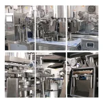 Vacuum packing machine detail view