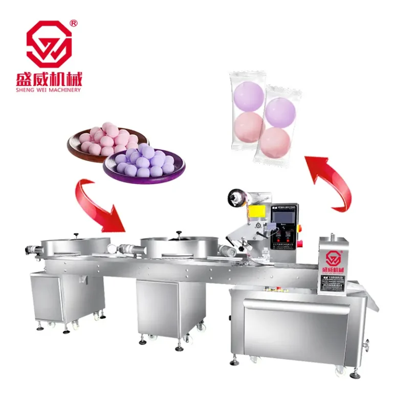 SW-1000B dual material feeding pillow packing machine