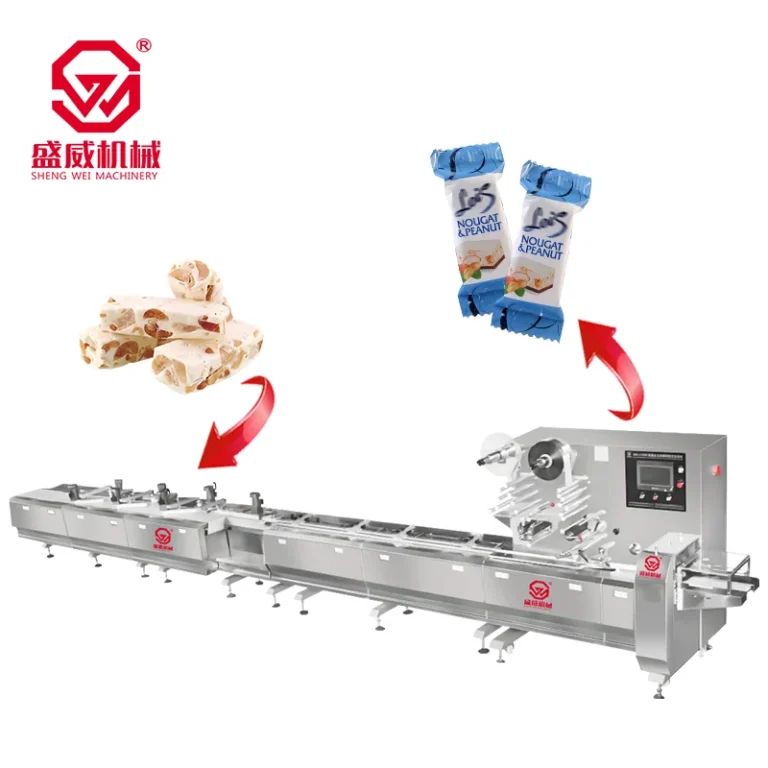 SW-300B full automatic tidying feeding pillow packaging machine