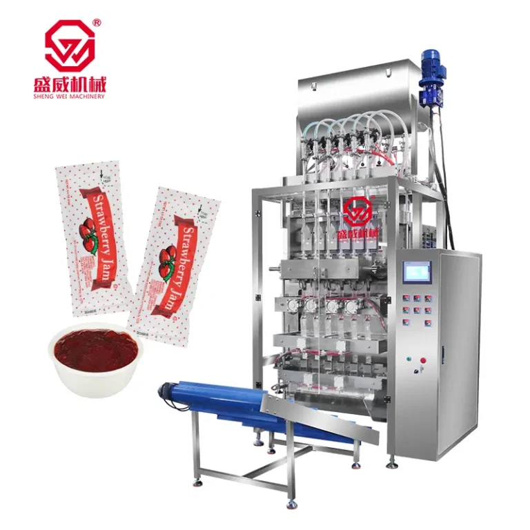 ShengWei SW-A6 six-column three-side-sealing vertical packing machine