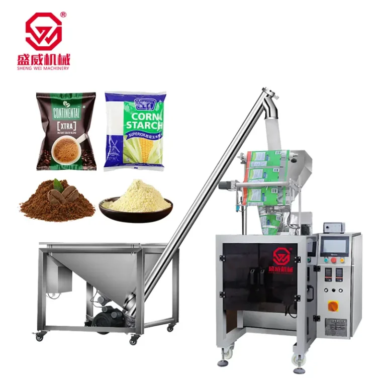 ShengWei SW-2030B back-side sealing auger type powder packing machine