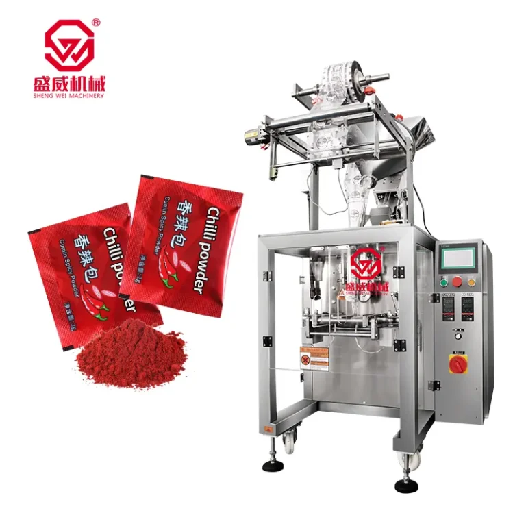 ShengWei SW-1328 three-sides-sealing vertical packing machine