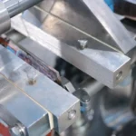 Heat seal jaws close-up