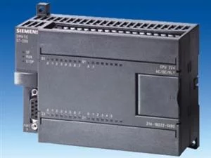 Siemens S7-200 PLC CPU224 inside SW-350B film beneath feeding pillow packing machine electrical cabinet